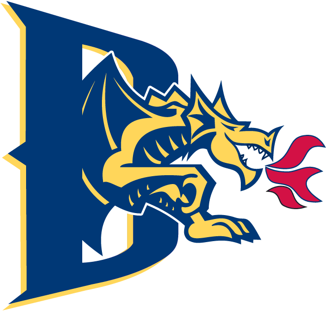 Drexel Dragons 2002-Pres Alternate Logo v2 diy DTF decal sticker